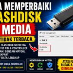 Cara Memperbaiki Flashdisk No Media 0 MB Tidak Terbaca Menggunakan MPTool dan CMD Lengkap