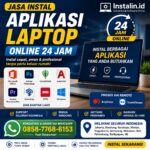 Jasa Instal Aplikasi Laptop Online 24 Jam via Remote Profesional Seluruh Indonesia