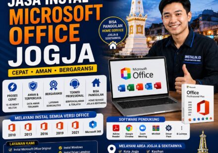 Jasa Instal Microsoft Office Jogja profesional cepat aman bergaransi bisa panggilan oleh Instalin.id