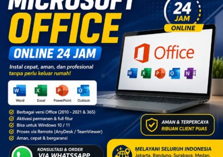 Jasa Instal Microsoft Office Online 24 Jam via Remote Profesional Seluruh Indonesia