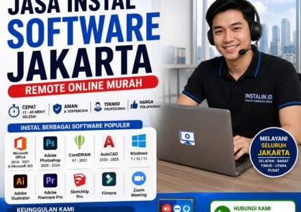 Jasa Instal Software Jakarta remote online murah 24 jam cepat aman profesional oleh Instalin.id