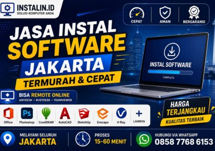 Jasa Instal Software Jakarta termurah dan cepat bisa remote online untuk laptop dan PC oleh Instalin.id