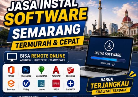 Jasa Instal Software Semarang termurah dan cepat bisa remote online untuk laptop dan PC oleh Instalin.id