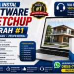 Banner Jasa Instal Software SketchUp Murah #1 dari Instalin.id untuk instal SketchUp, V-Ray, plugin, aktivasi lisensi, dan perbaikan error via remote online.