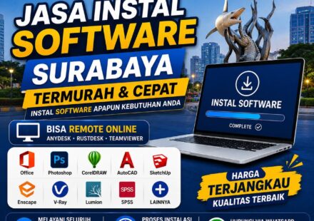 Jasa Instal Software Surabaya termurah dan cepat bisa remote online untuk laptop dan PC oleh Instalin.id