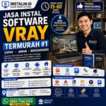 Jasa Instal Software Vray Termurah #1 cepat aman bergaransi bisa remote online oleh Instalin.id