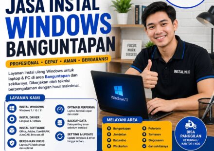 Jasa Instal Windows Banguntapan profesional cepat aman bergaransi bisa panggilan oleh Instalin.id