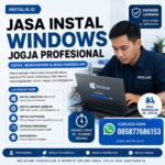 Jasa Instal Windows Jogja profesional cepat bergaransi bisa panggilan oleh Instalin.id WA 085877686153