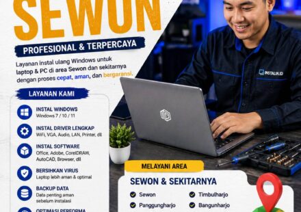 Jasa Instal Windows Sewon profesional cepat aman bergaransi bisa panggilan oleh Instalin.id