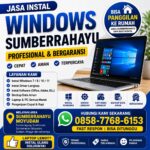 Jasa Instal Windows Sumberrahayu Moyudan profesional bisa panggilan cepat dan bergaransi