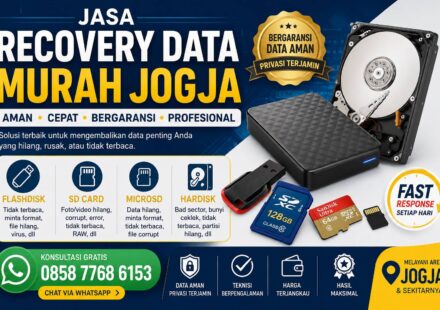 Jasa Recovery Data Murah Jogja untuk flashdisk SD card microSD dan harddisk rusak aman cepat bergaransi profesional