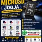 Jasa Recovery MicroSD Jogja aman untuk file corrupt microSD tidak terbaca dan data hilang