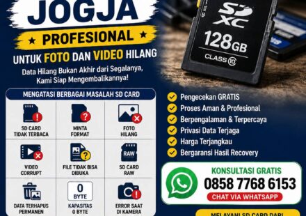 Recovery SD Card Jogja profesional untuk foto dan video hilang SD card corrupt dan tidak terbaca