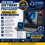 Banner Jasa Instal Software Photoshop Murah #1 dari Instalin.id untuk instal Adobe Photoshop, plugin editing, aktivasi, dan perbaikan error via remote online.