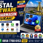jasa instal software Banjarmasin murah melayani instal Microsoft Office, Photoshop, CorelDRAW, AutoCAD, SPSS, Adobe Premiere Pro, dan software lainnya dengan layanan online dan offline.