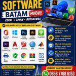 jasa instal software Batam murah melayani instal Microsoft Office, Photoshop, CorelDRAW, AutoCAD, SPSS, Adobe Premiere Pro, dan software lainnya dengan layanan online dan offline.