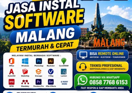 Jasa Instal Software Malang termurah dan cepat bisa remote online untuk laptop dan PC oleh Instalin.id