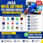 jasa instal software Palembang murah melayani instal Microsoft Office, Photoshop, CorelDRAW, AutoCAD, SPSS, Adobe Premiere Pro, dan software lainnya dengan layanan online dan offline.